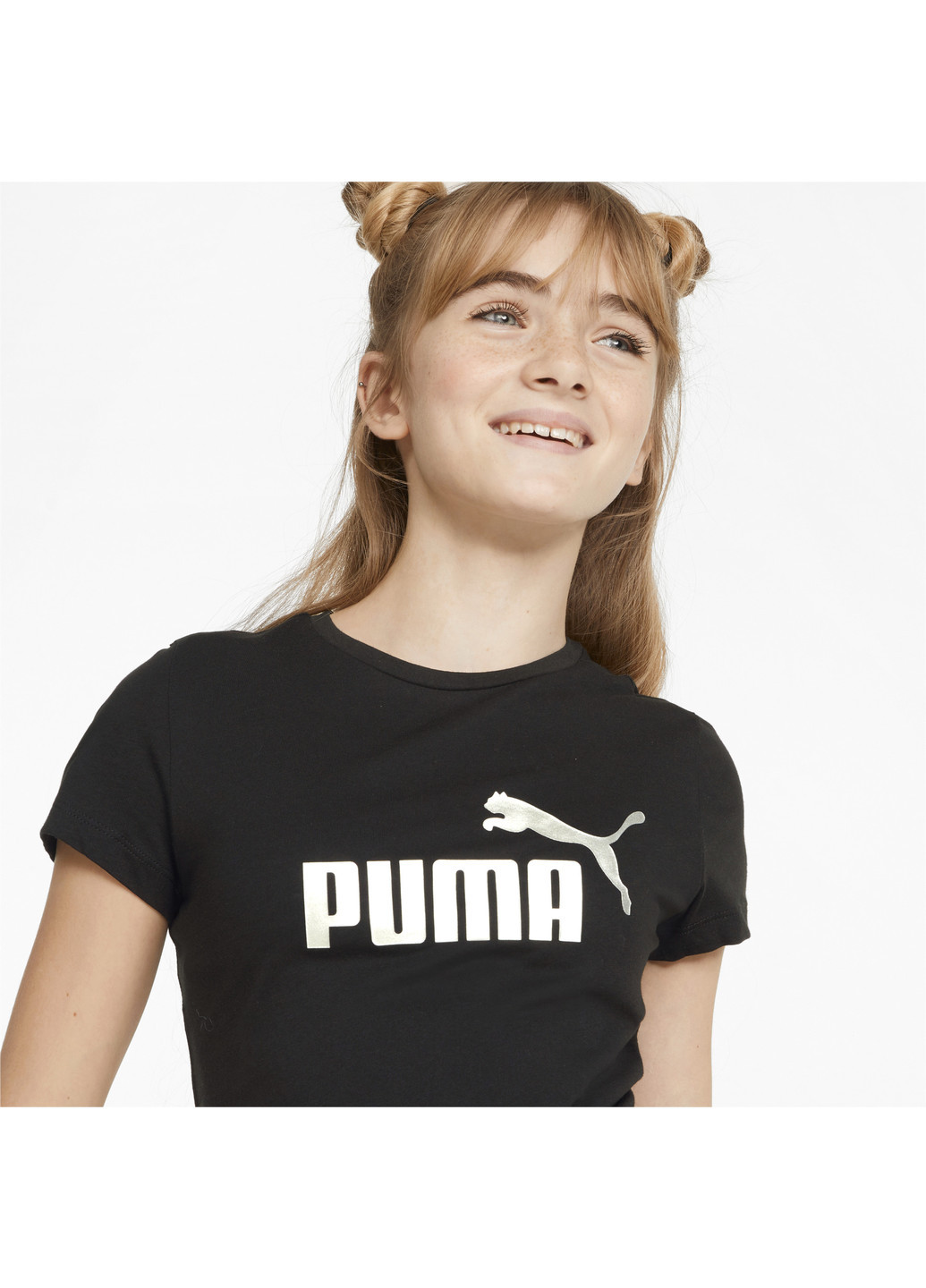 Дитяча футболка Essentials+ Logo Youth Tee Puma (252561559)