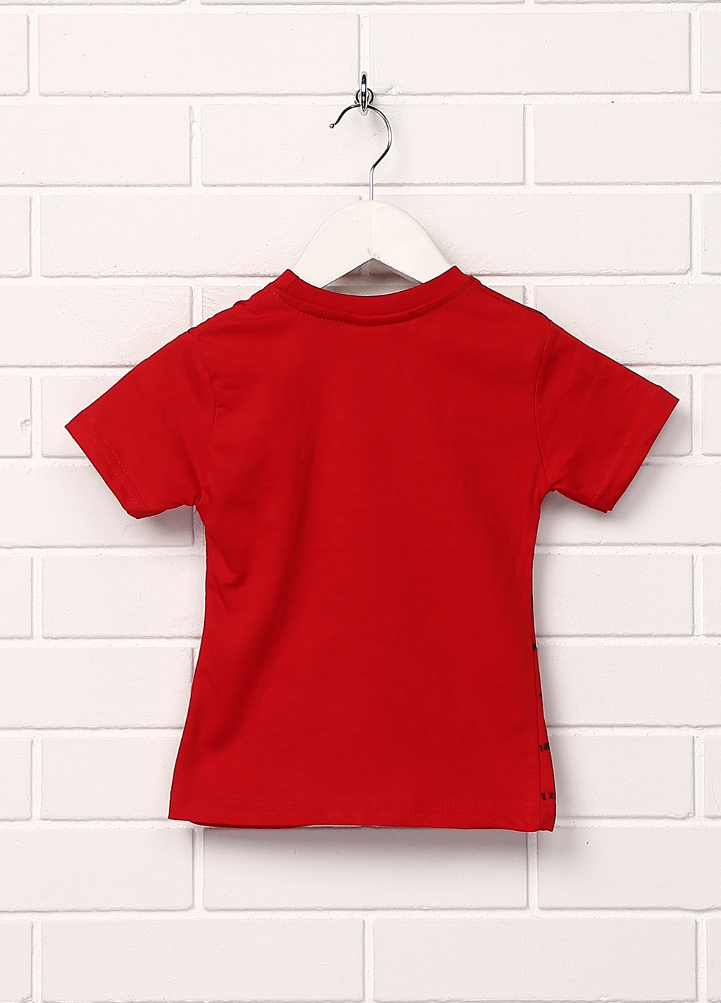 Красная летняя футболка с коротким рукавом Hacali Kids