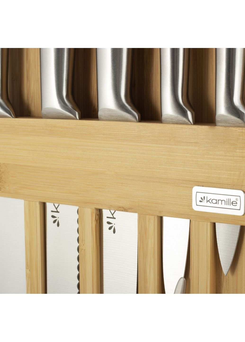 Набор кухонных ножей KM-5168 7 предметов Kamille комбинированные,