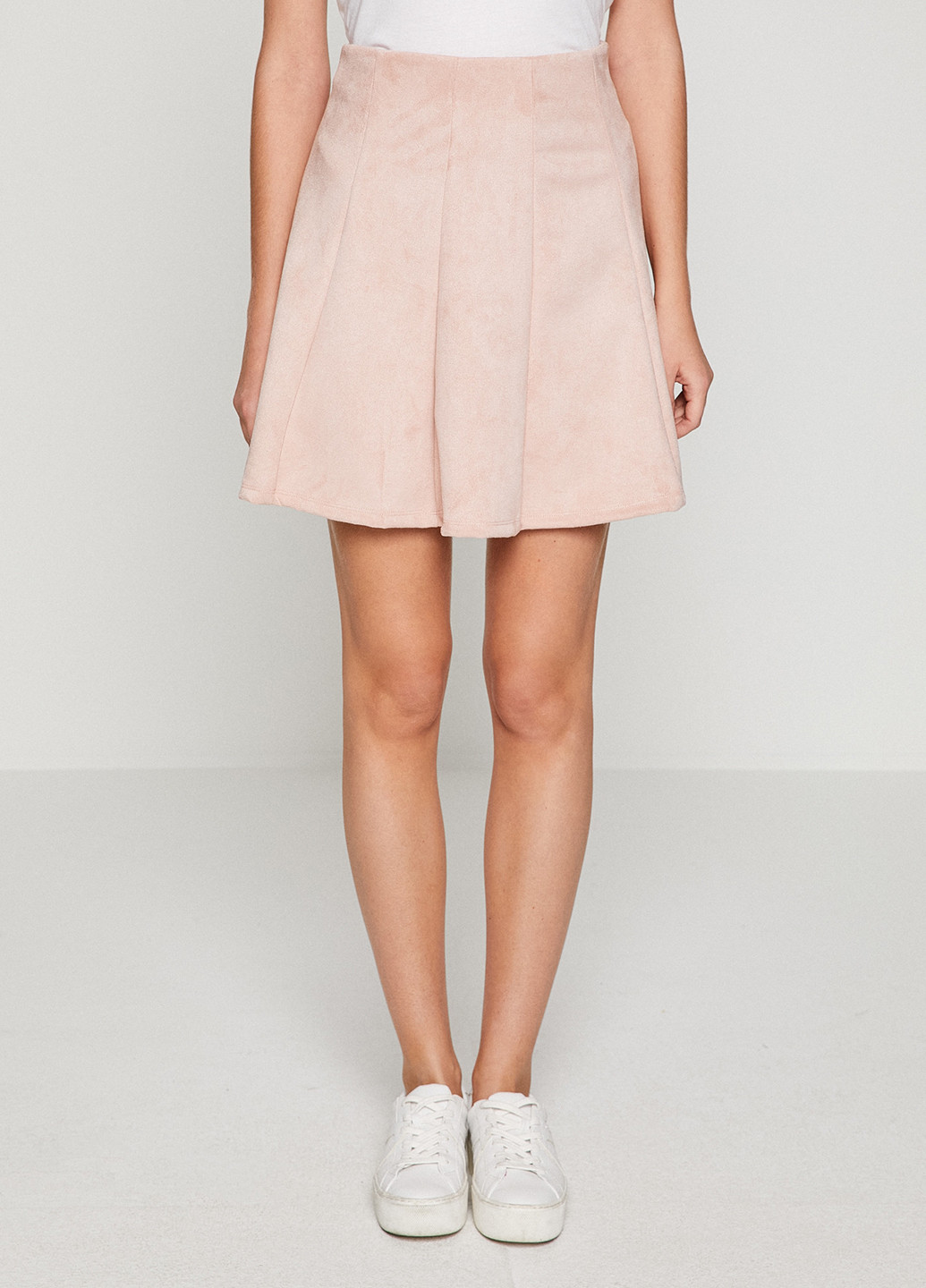 Светло-розовая кэжуал юбка KOTON годе