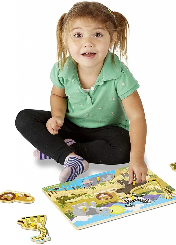 Розвиваюча іграшка Melissa & Doug рамка-вкладиш Сафарі (MD19054) Melissa&Doug рамка-вкладыш Сафари (203962442)
