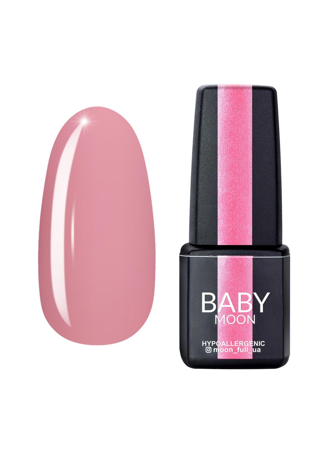Гель лак BABY Sensual Nude Gel polish, 6 мл №004 вінтажний рожевий світлий Moon (251422626)