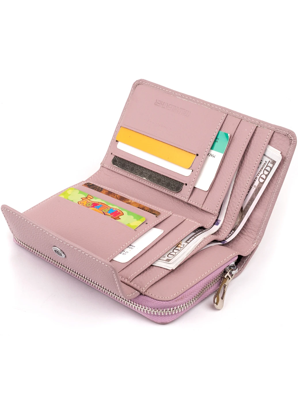 Женский кожаный кошелек 19х9,5х2,5 см st leather (252417200)