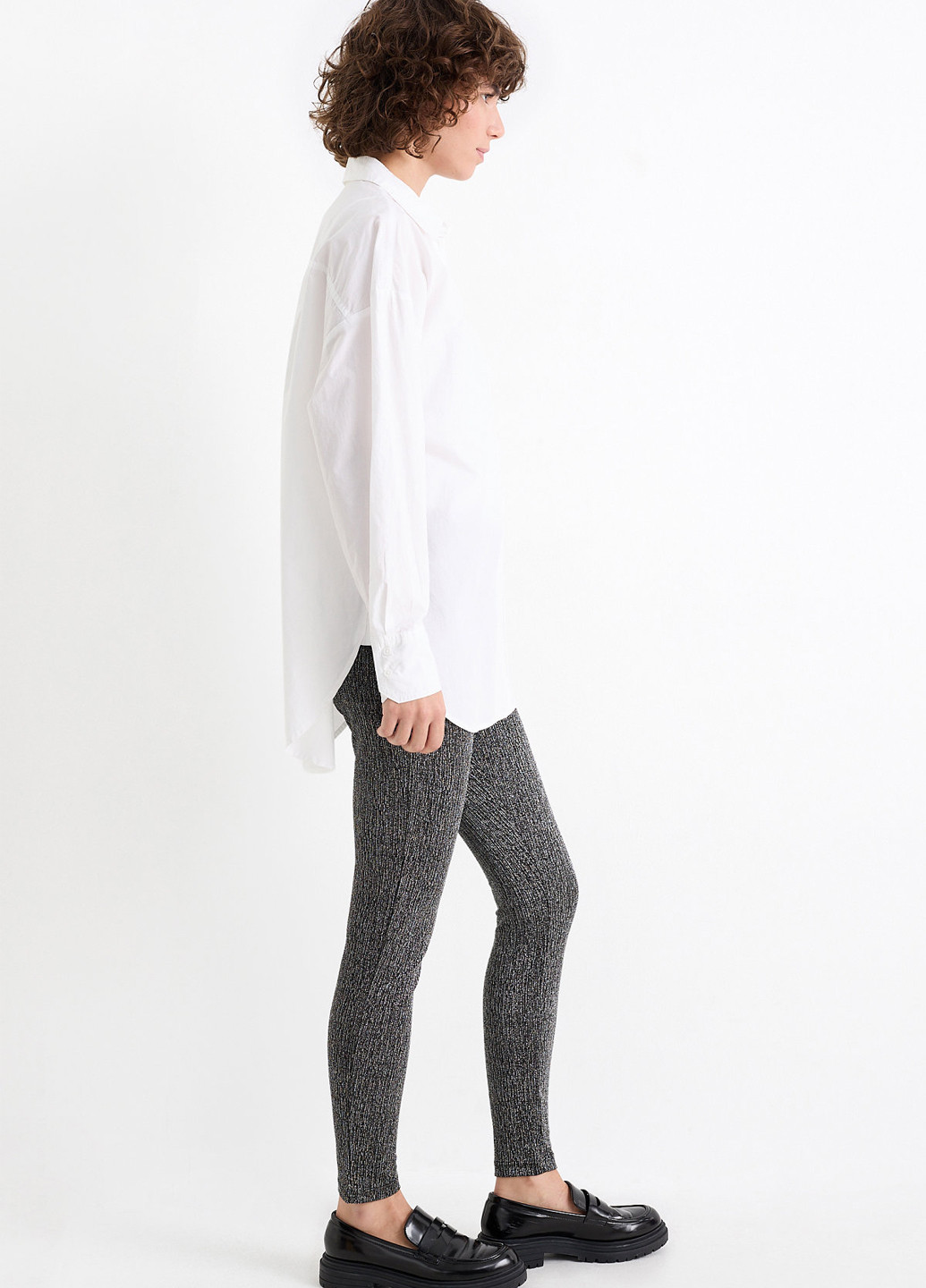 Черные демисезонные леггинсы C&A