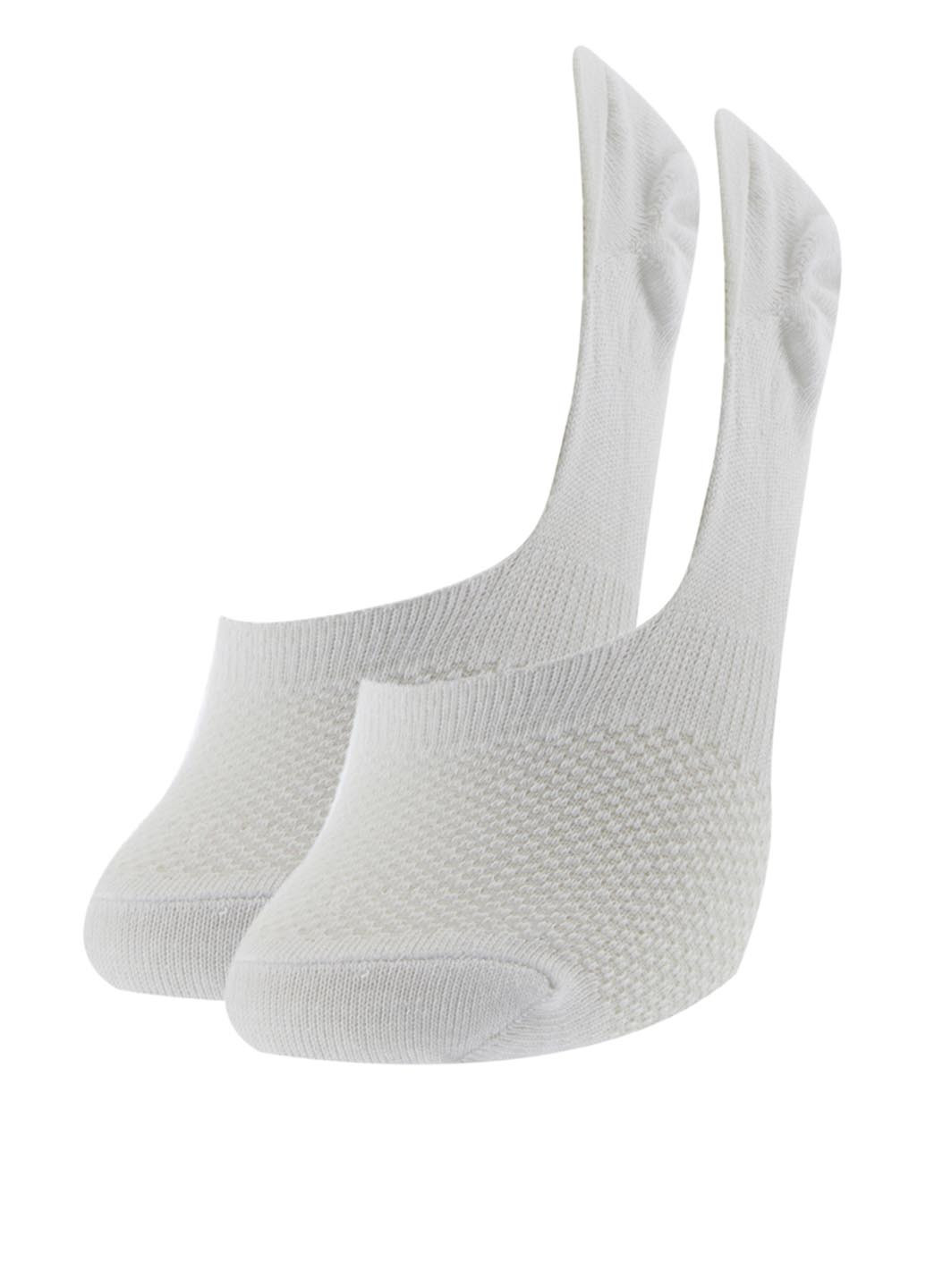 Шкарпетки(2шт) DeFacto без ущільненого носка білі повсякденні