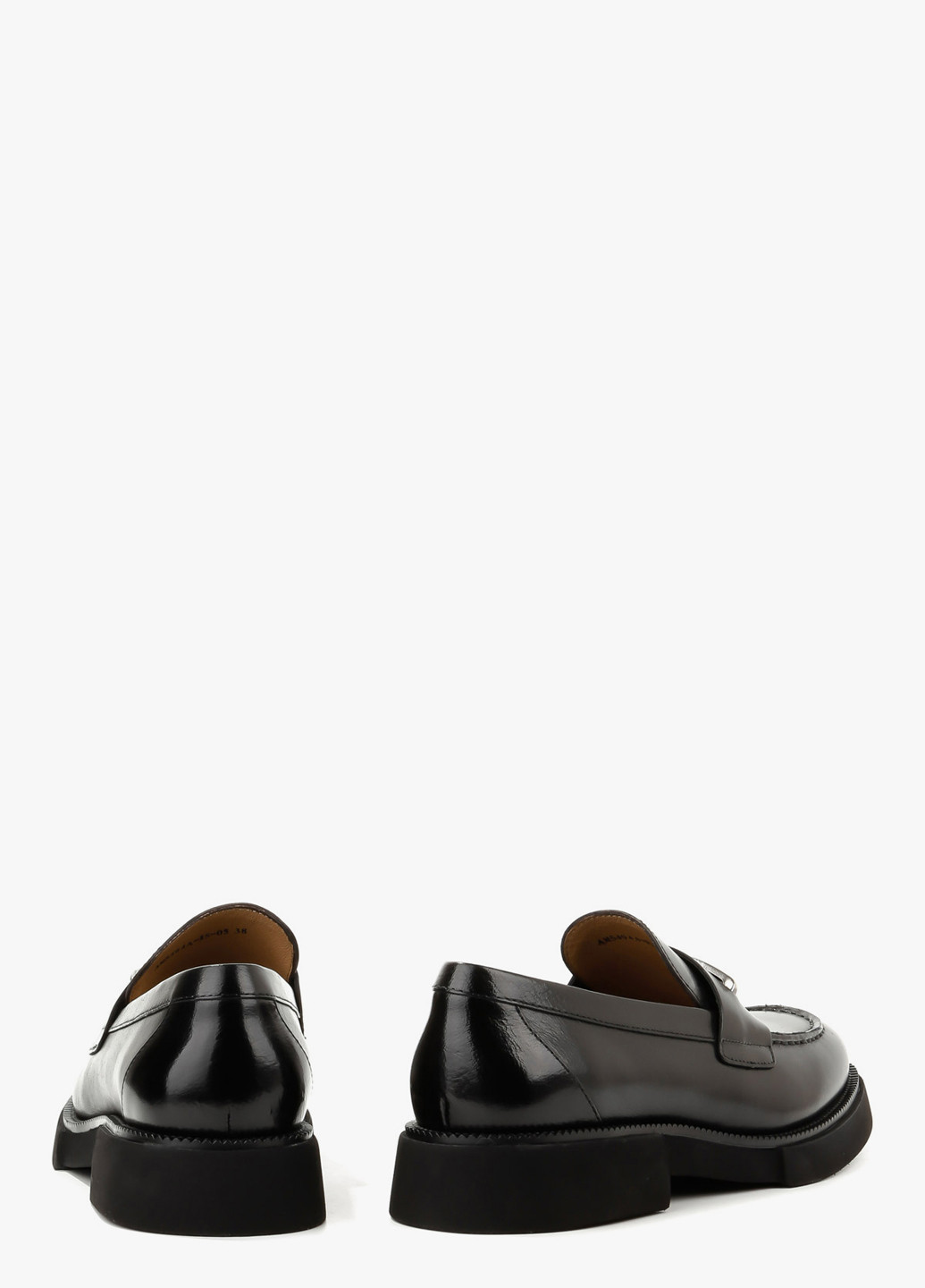 Le'BERDES Туфли лоферы черный з натуральная кожа, украина — демисезон (322646231)