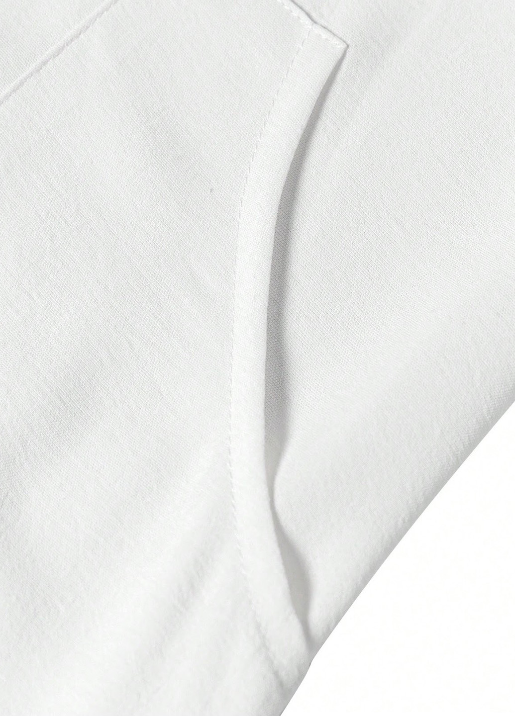 Белое кэжуал платье рубашка SHEIN однотонное