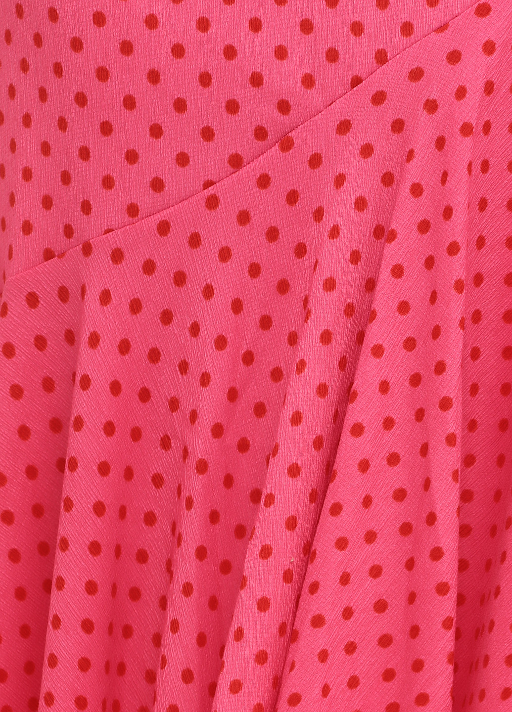 Спідниця Reserved кльош горошок рожева кежуал поліестер