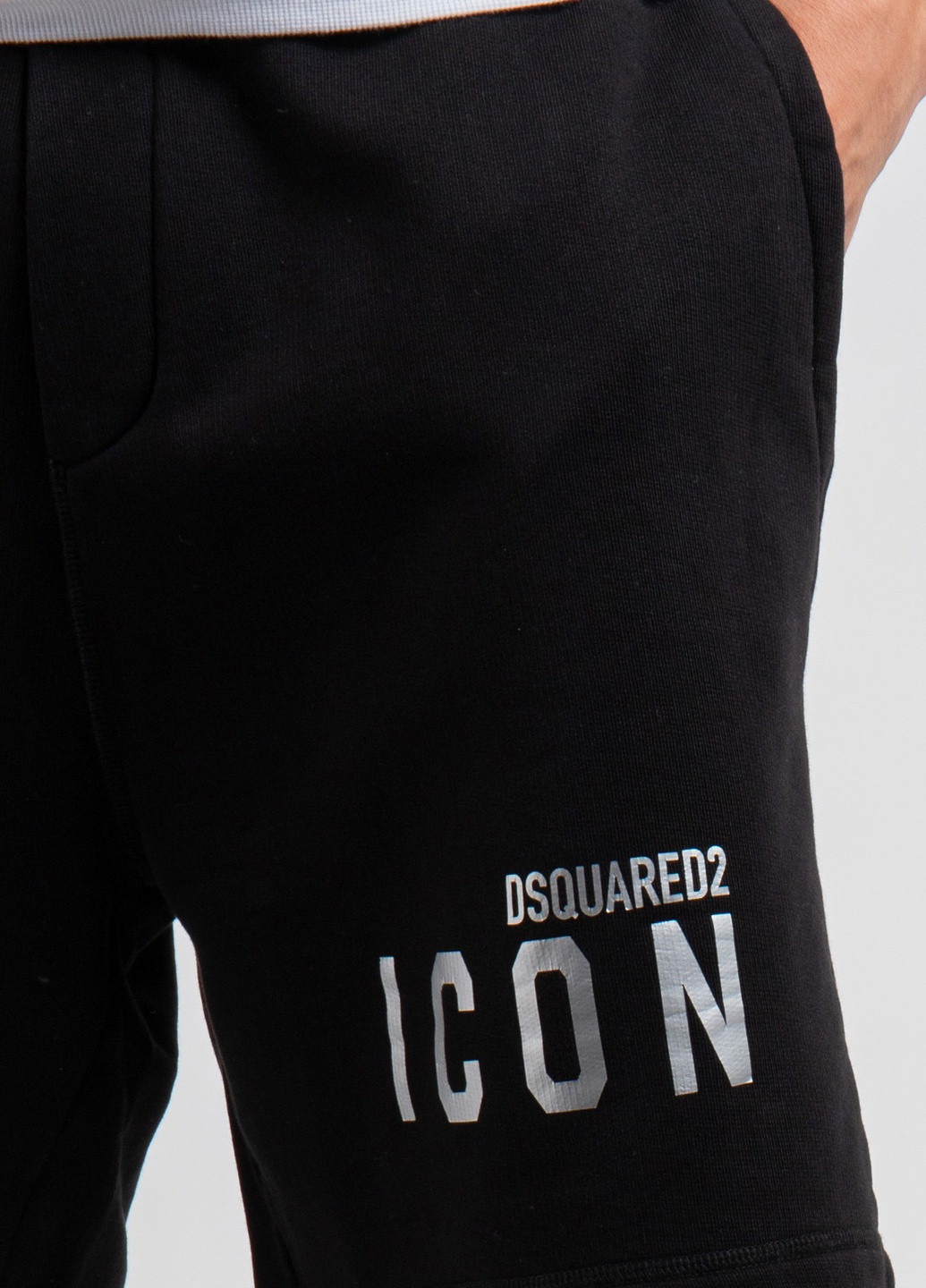 Черные спортивные шорты ICON Dsquared2 (251250408)