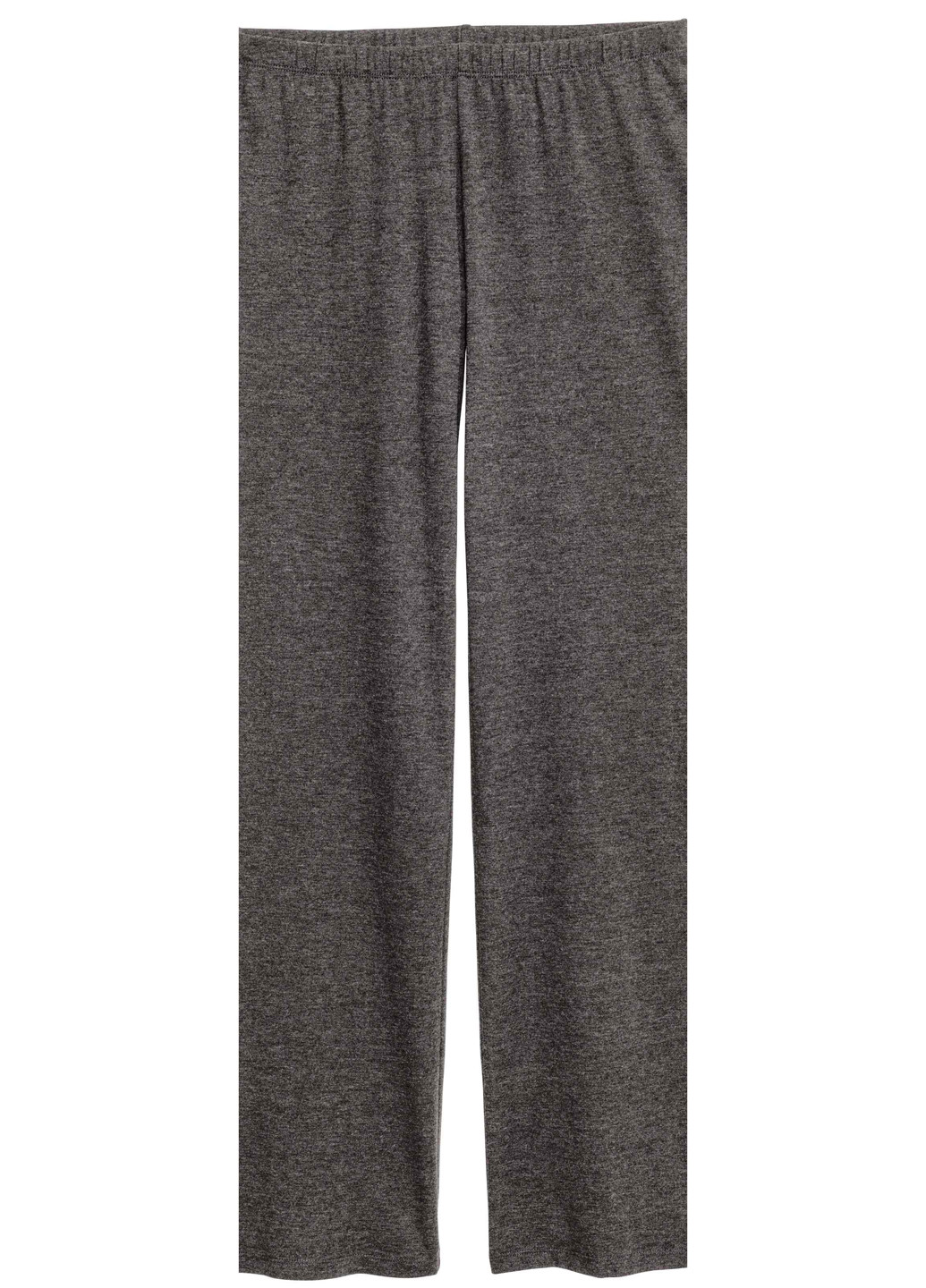 Темно-серые домашние демисезонные прямые брюки H&M
