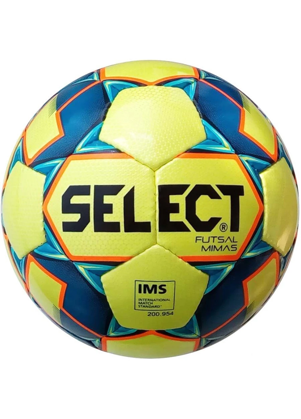 М'яч футзальний Futsal Mimas (IMS) жовтий/синій Уни 4 (105343-102-4) Select (254315164)