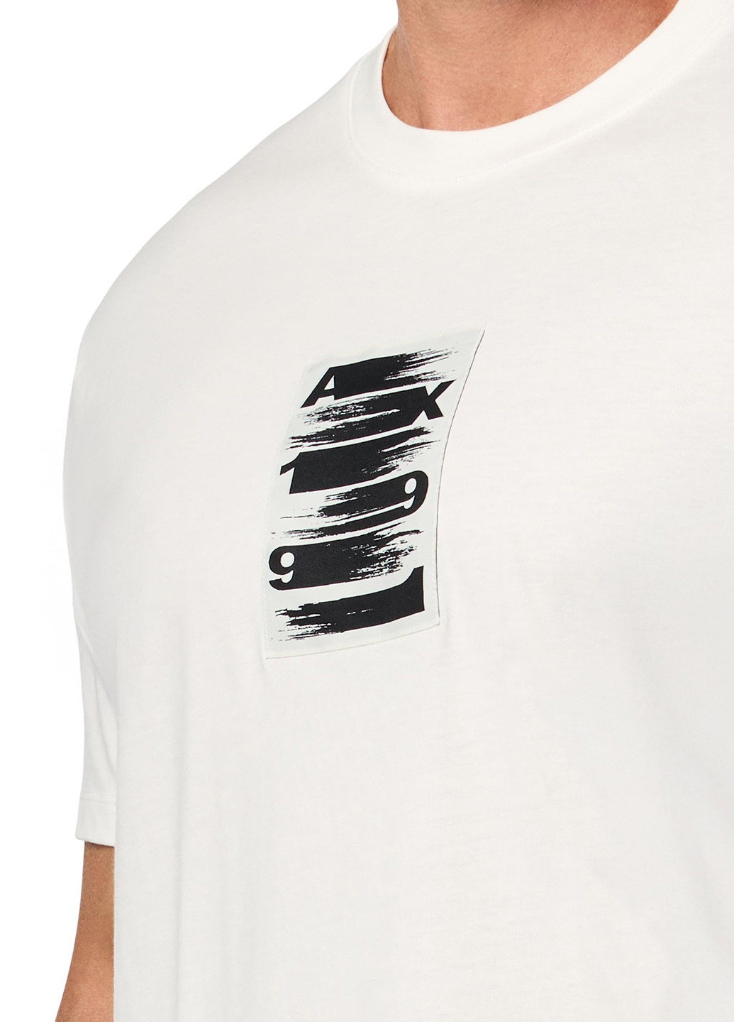 Белая футболка Armani Exchange