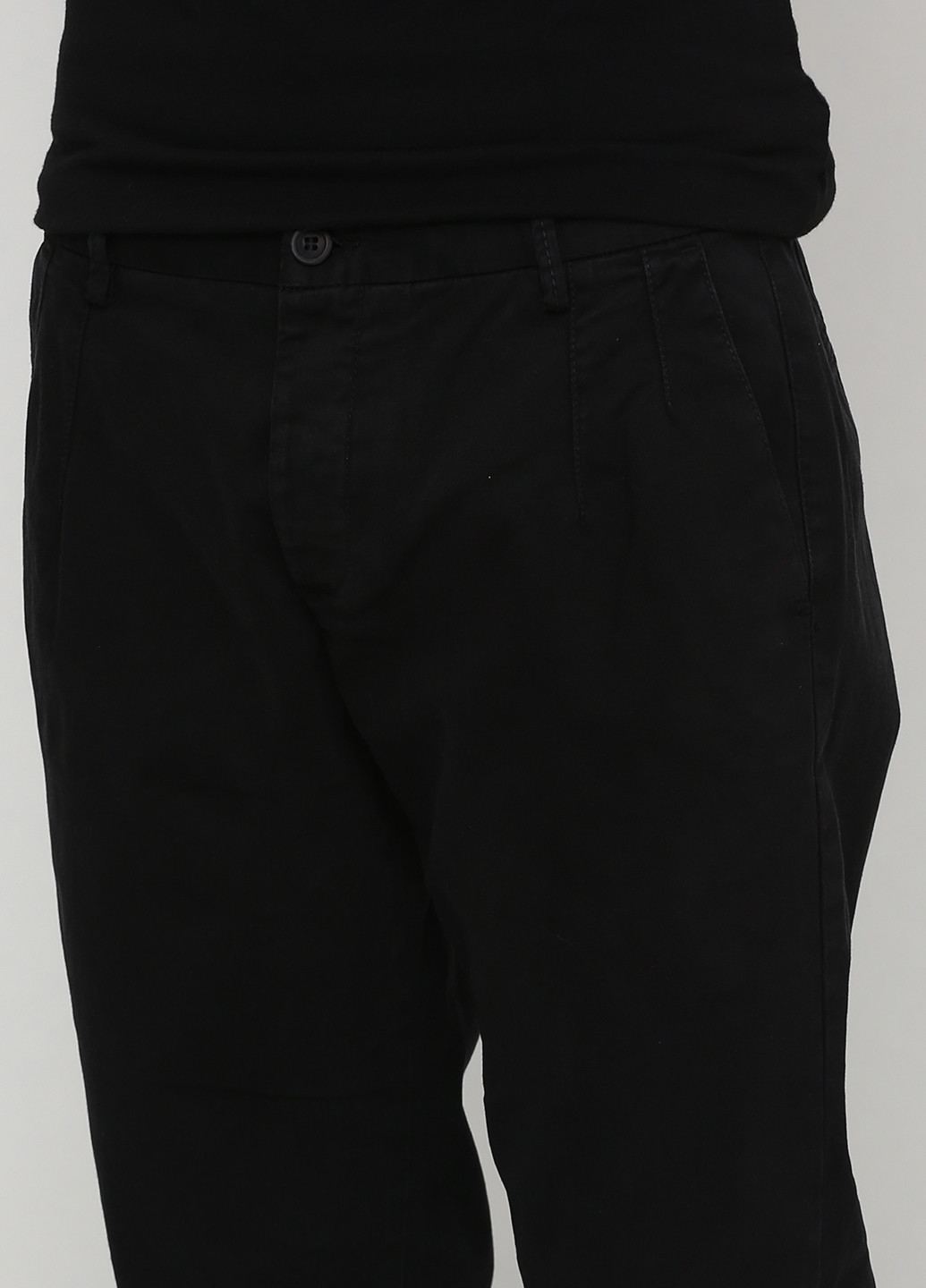Черные кэжуал демисезонные зауженные брюки Xagon Man