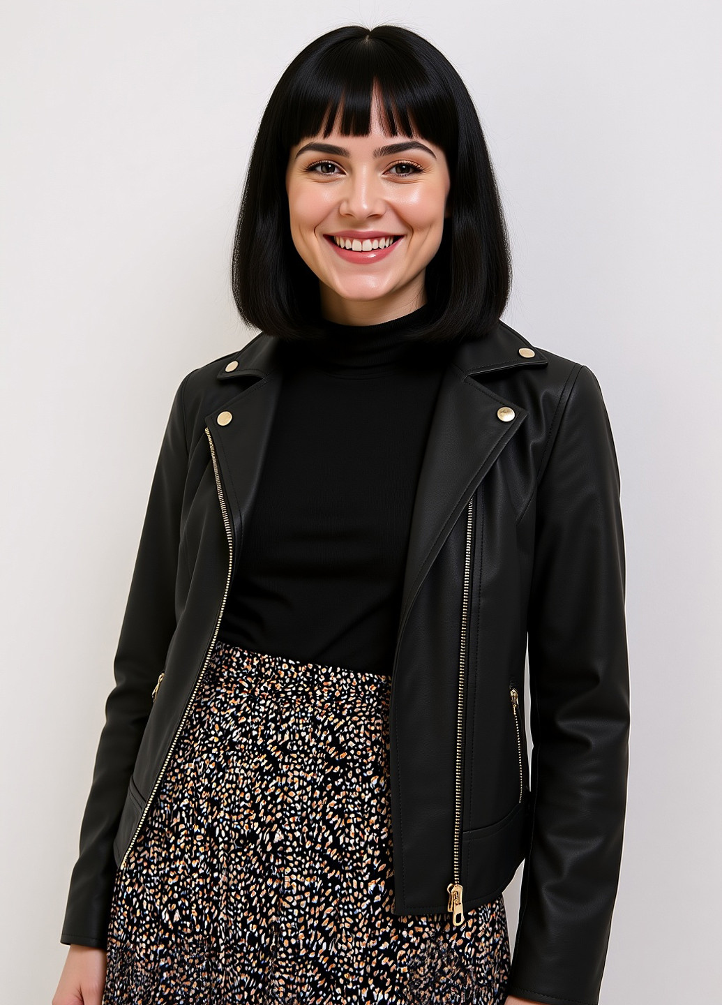 Чорна демісезонна куртка Sinsay