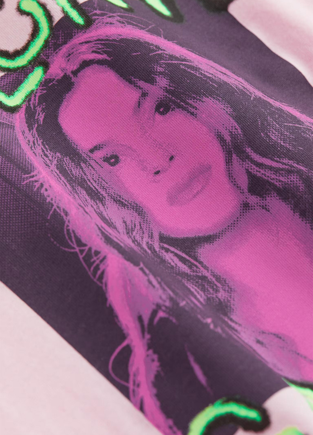 Рожева літня футболка H&M