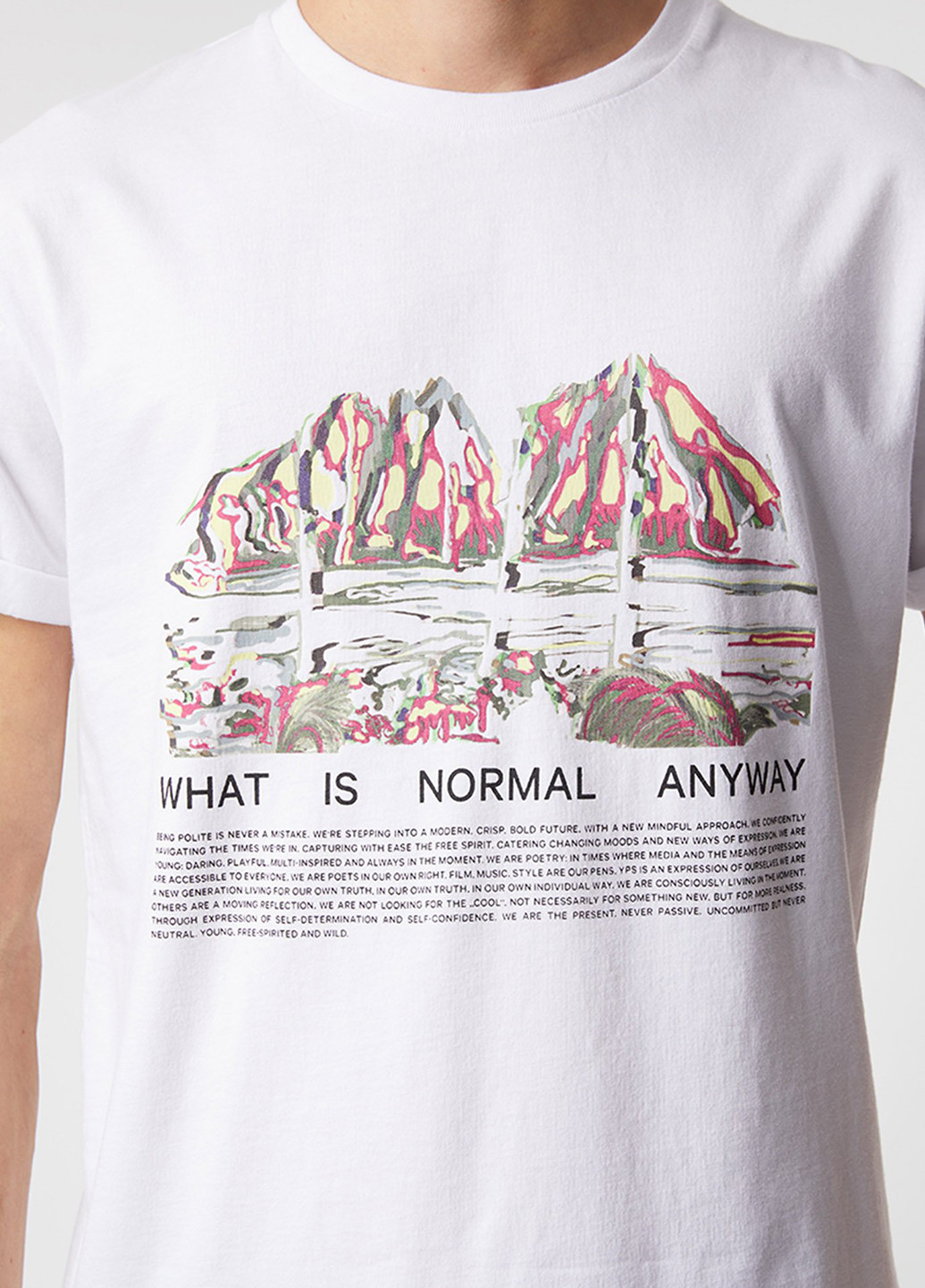 Біла футболка YPS