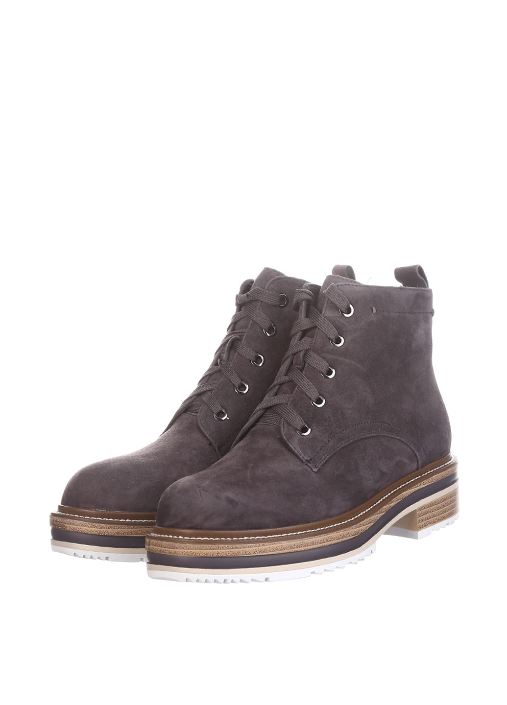 Зимние ботинки Brocoli без декора из натуральной замши