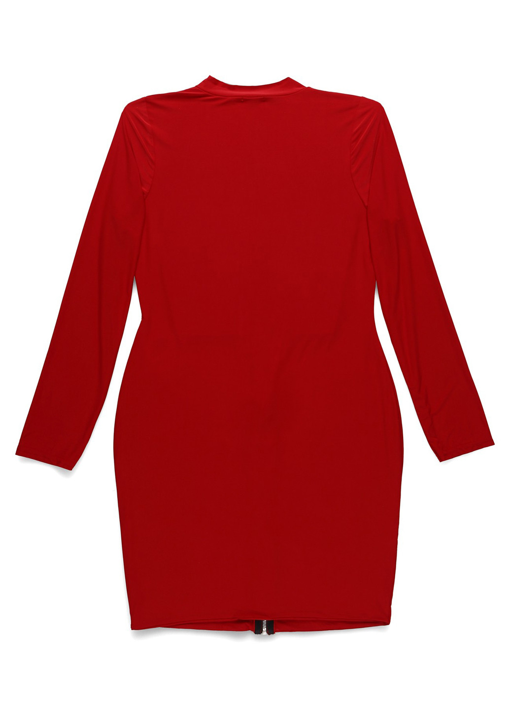 Красное кэжуал платье футляр Fashionkilla однотонное