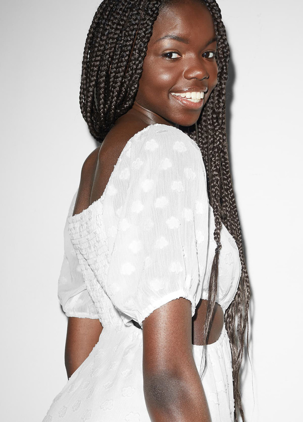 Білий кежуал сукня C&A однотонна