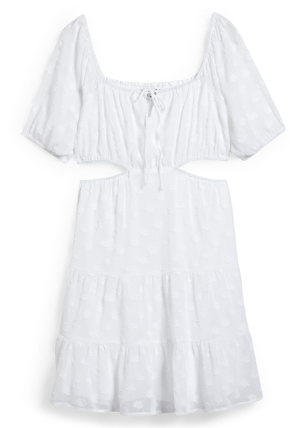 Білий кежуал сукня C&A однотонна