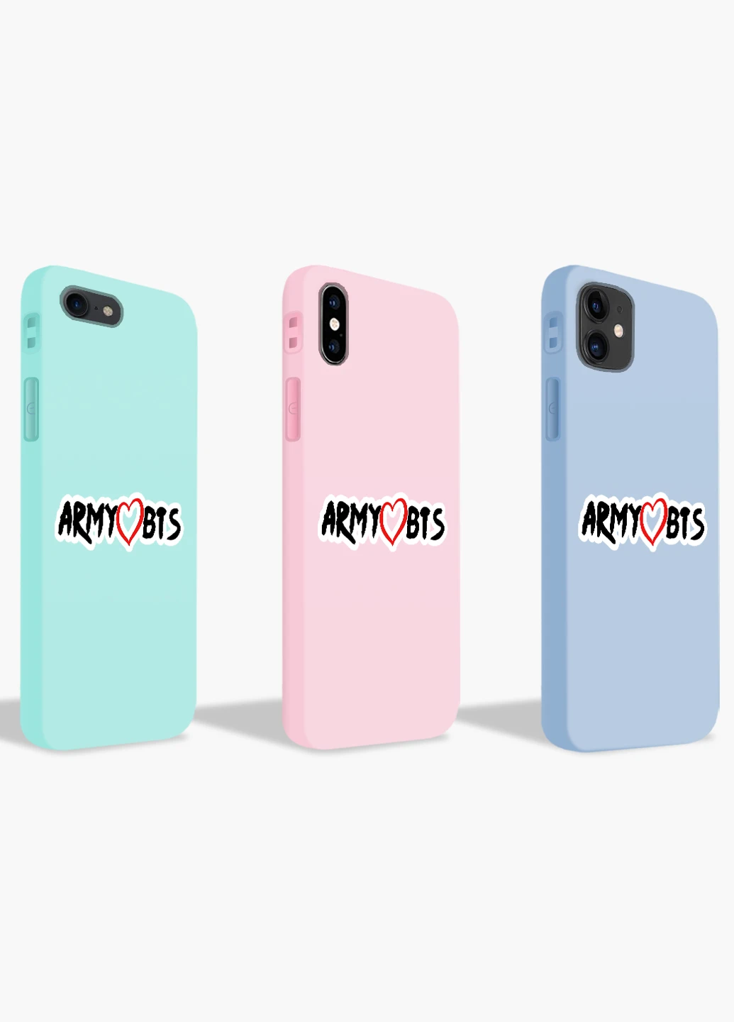 Чохол силіконовий Apple Iphone 8 БТС (BTS) (6151-1100) MobiPrint (219333662)