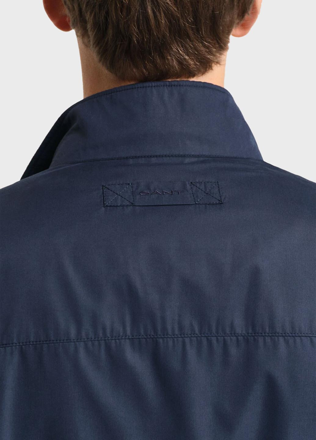 Темно-синяя демисезонная куртка Gant