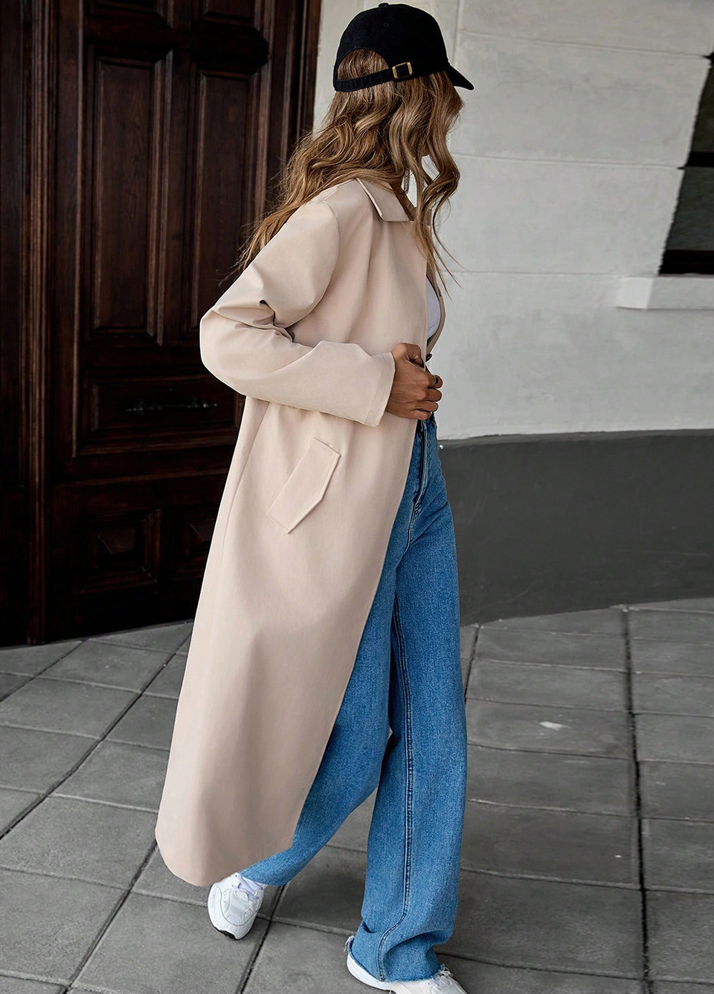 Плащ SHEIN макінтош на гудзиках демісезон (343315946)