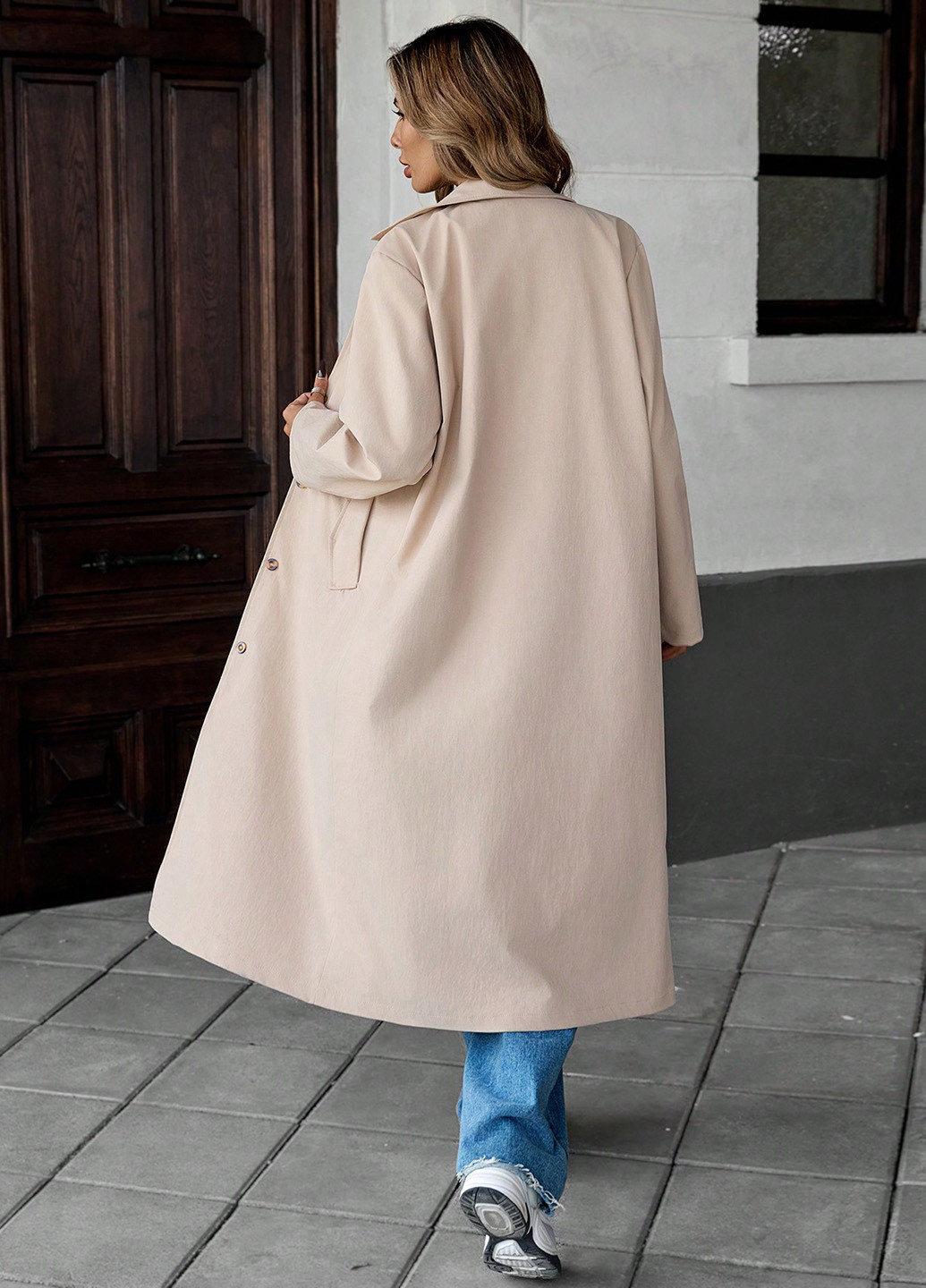 Плащ SHEIN макінтош на гудзиках демісезон (343315946)