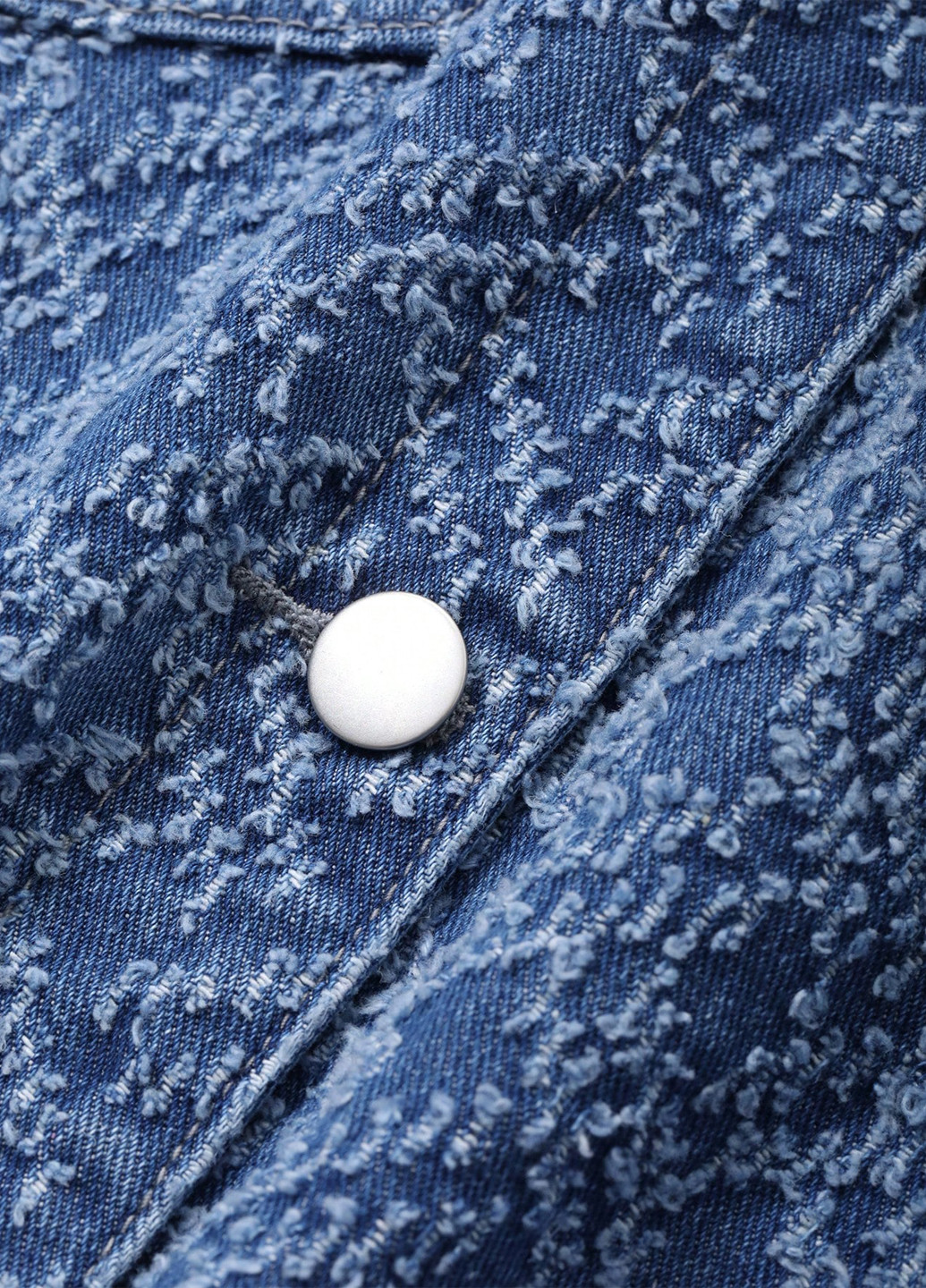 Синя джинсова, кежуал сукня а-силует SHEIN з візерунком "гусяча лапка"