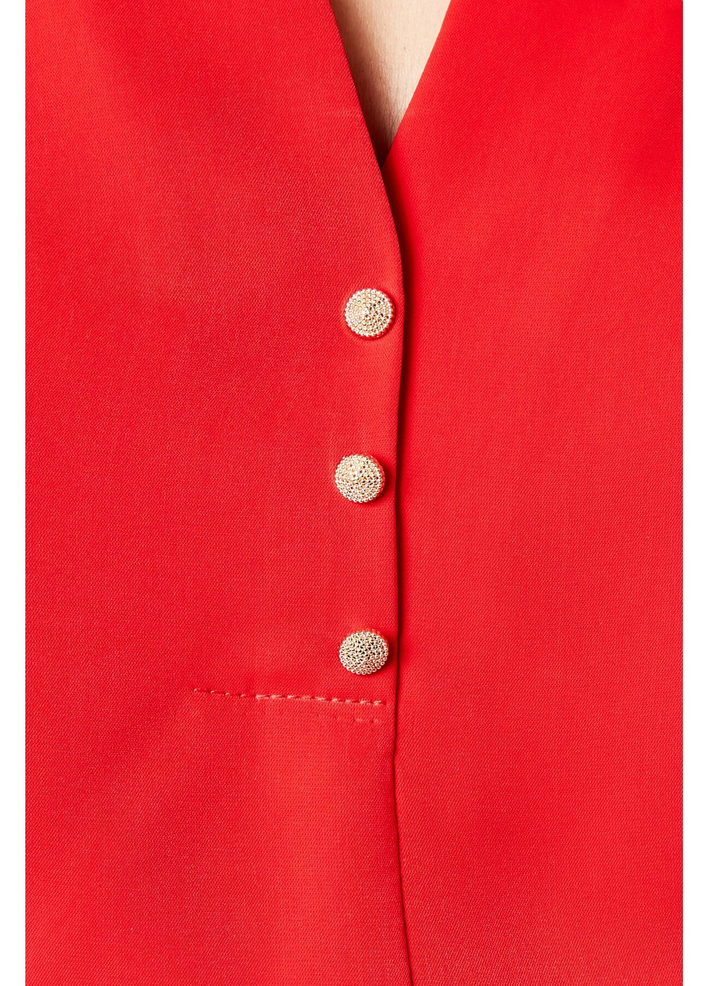 Червона демісезонна шовкова блуза BYURSE