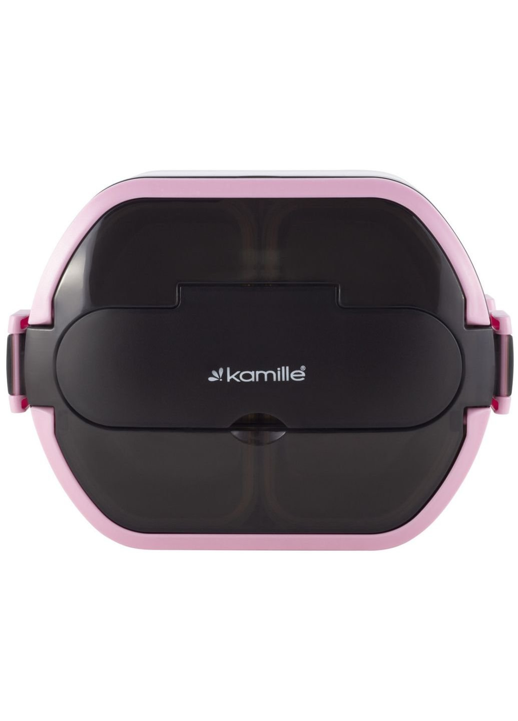 Ланч-бокс харчовий двоярусний KM-2139RZ 1500 мл рожевий Kamille (253621264)