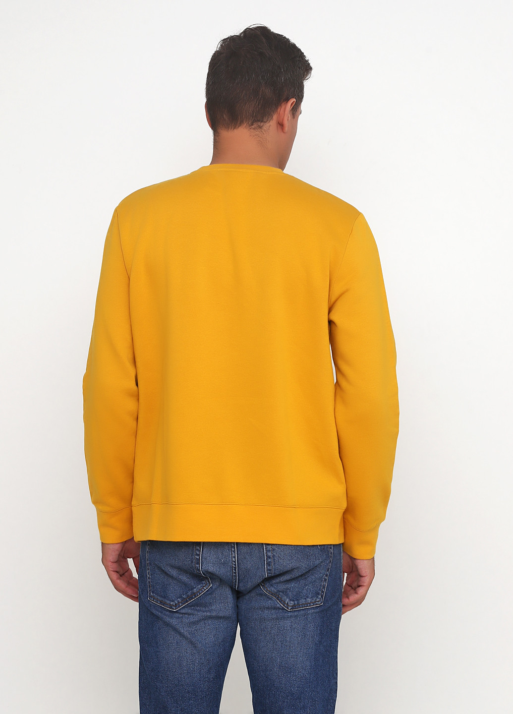 Світшот H&M - Прямий крій напис жовтий кежуал - (144781560)