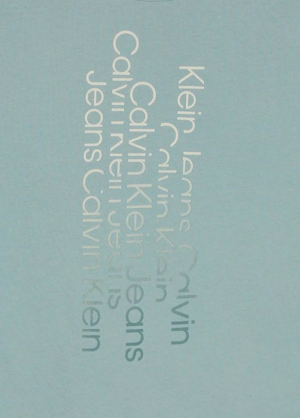 Бирюзовая летняя футболка Calvin Klein