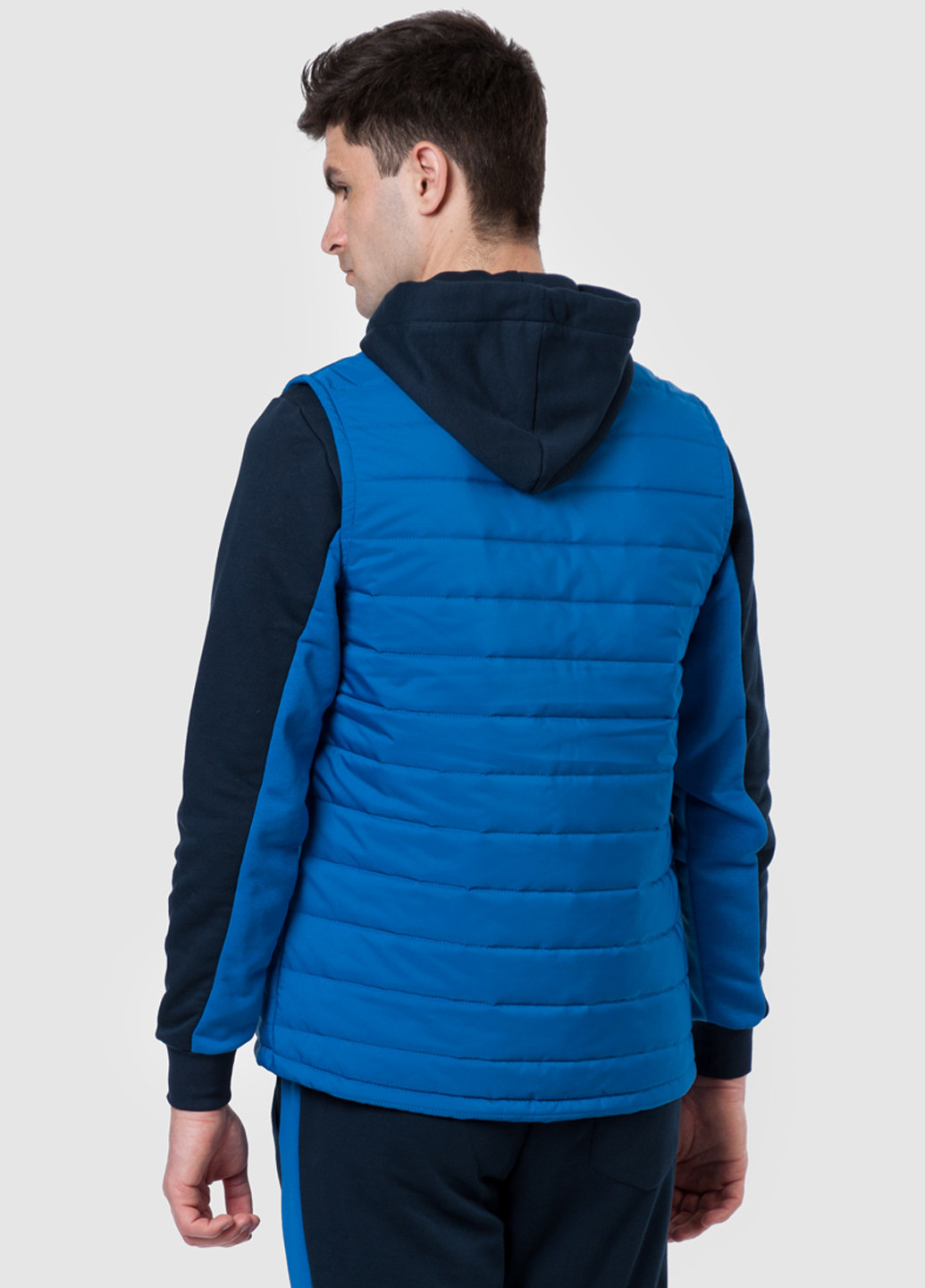 Синяя демисезонная куртка-жилет мужская Arber