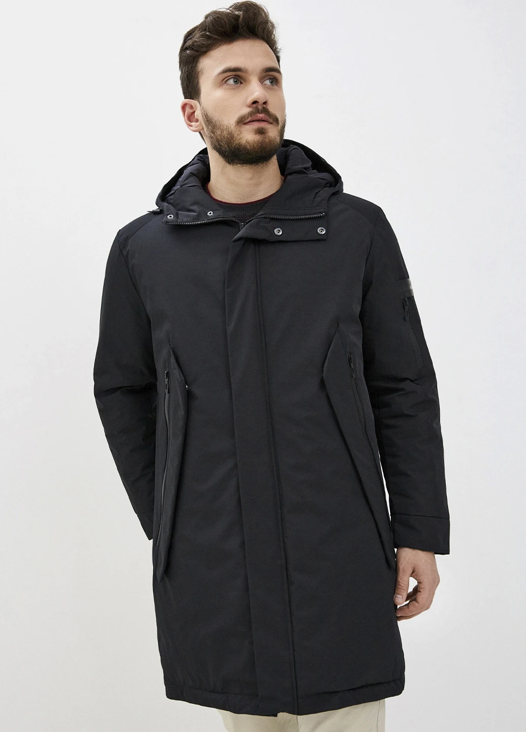 Черная зимняя куртка Antony Morato