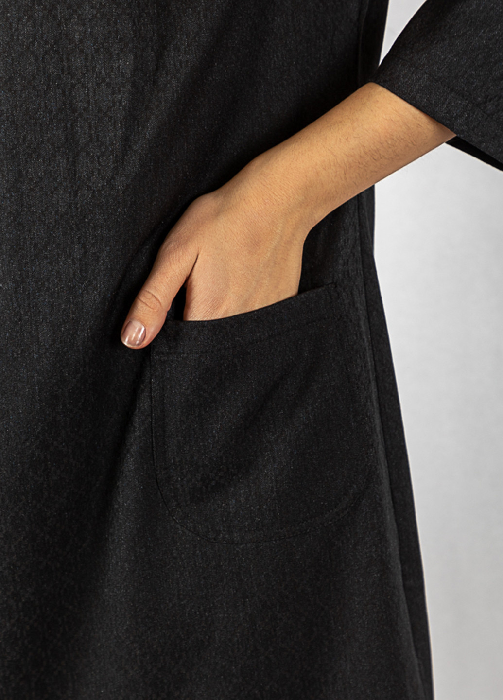 Темно-сіра кежуал сукня Time of Style однотонна