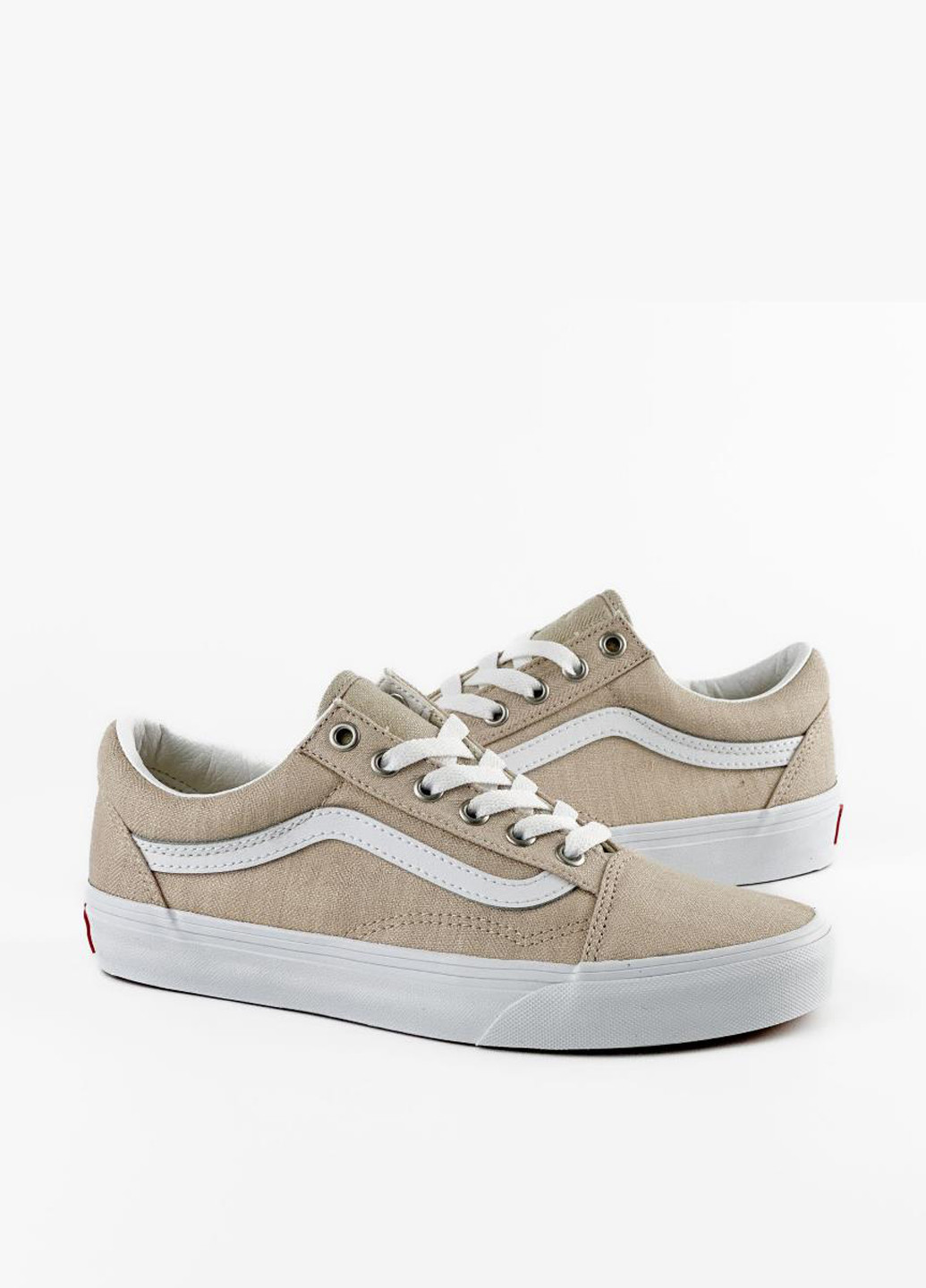 Бежеві кеди vn0005ufj921 Vans Old Skool Summer Linen Rainy Day