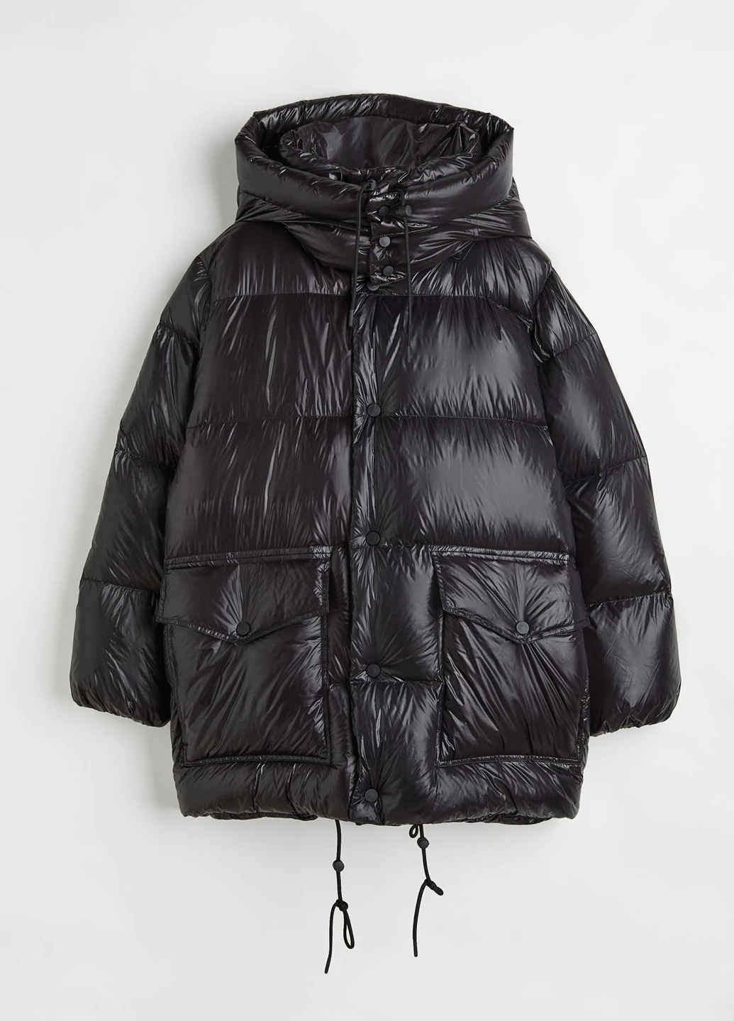 Чорний зимній Пуховик H&M