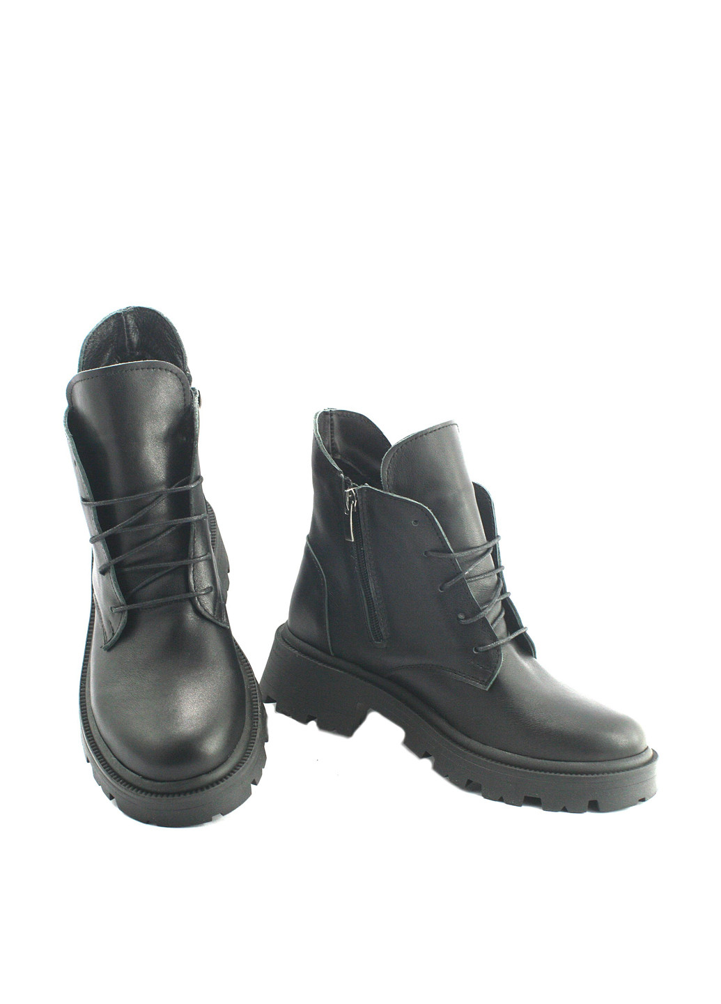 Осенние ботинки Mila на тракторной подошве, со шнуровкой