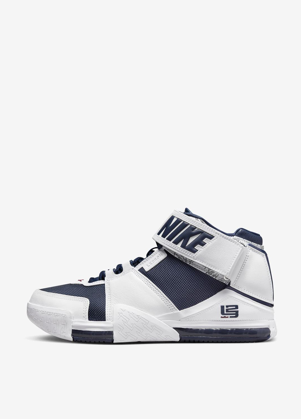 Цветные демисезонные кроссовки dr0826-100 Nike Zoom LeBron 2