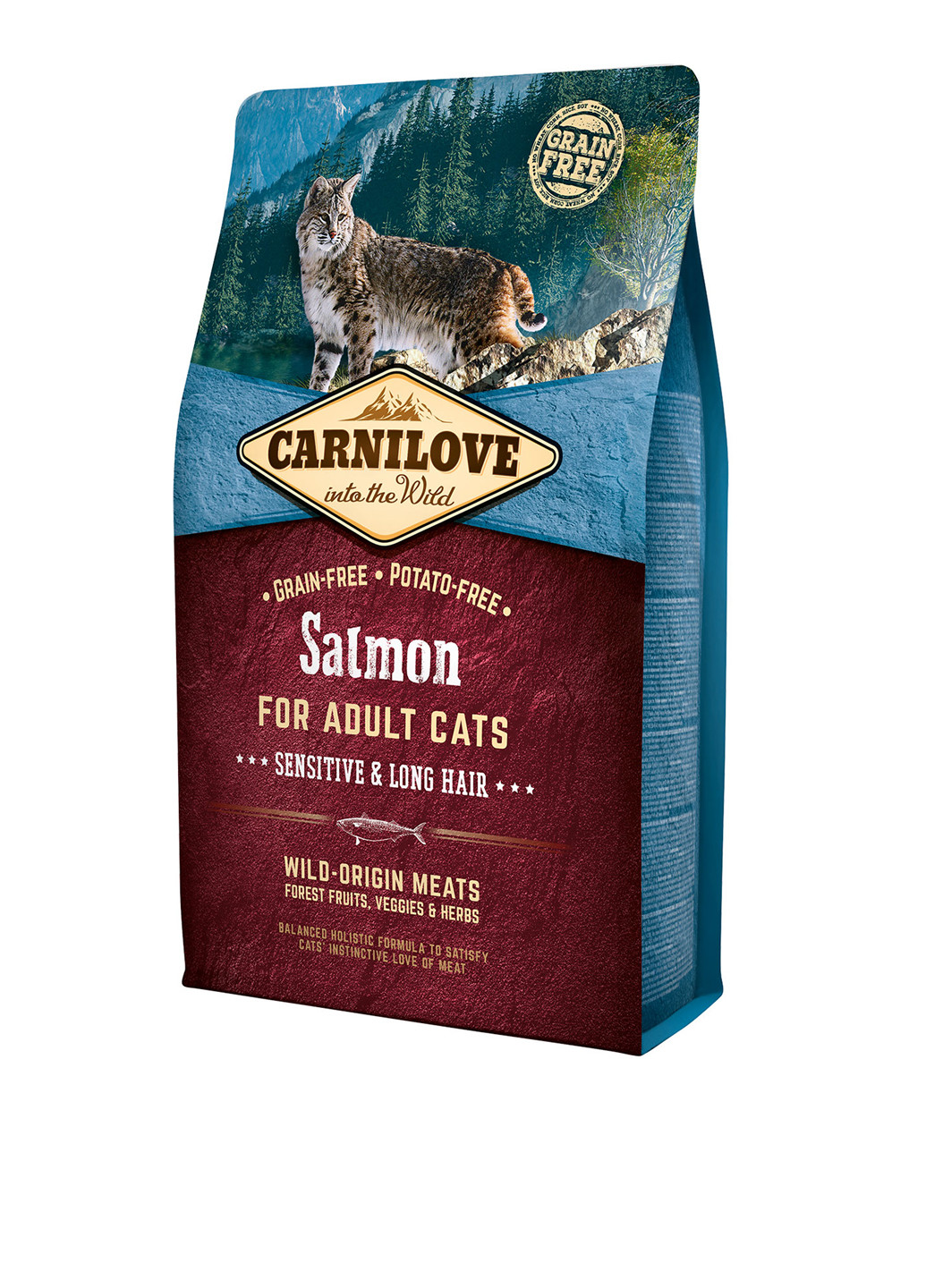 Сухой корм для кошек Salmon (для кошек с чувствительным пищеварением), 2 кг Brit (18157227)