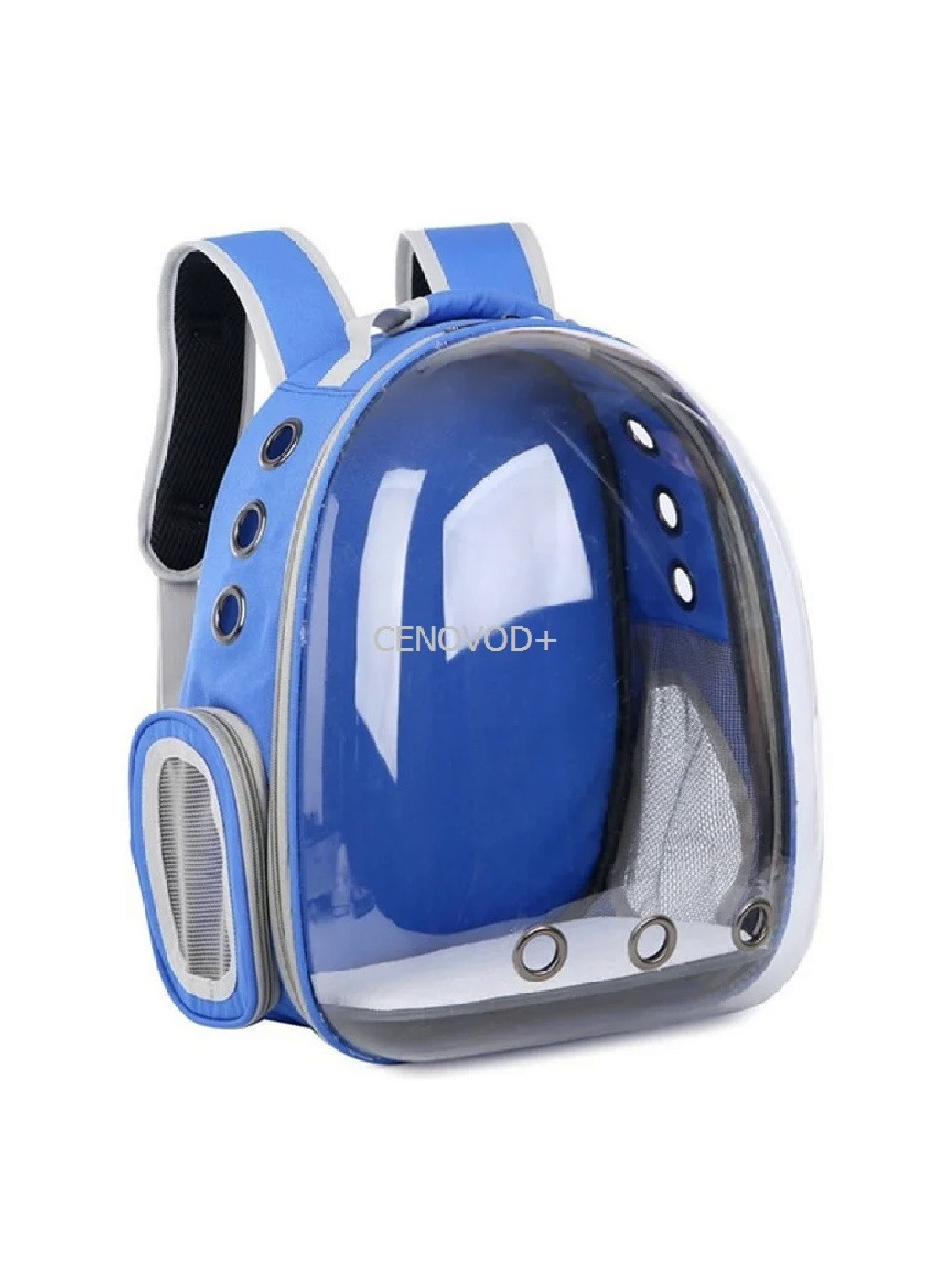 Прозрачный водонепроницаемый рюкзак-переноска для кошек и собак (47199765) Синий Unbranded (256401370)