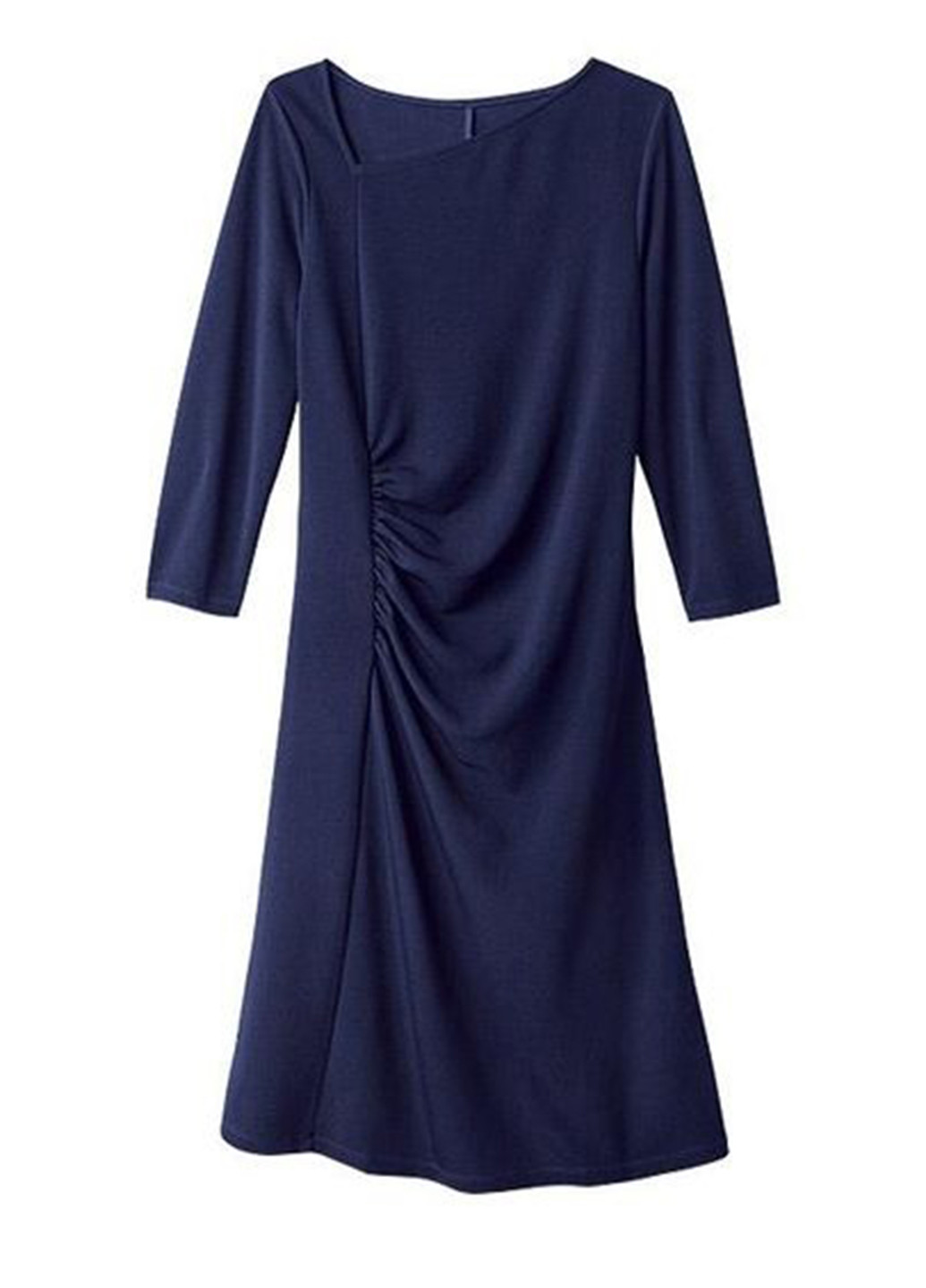 Темно-синее кэжуал платье Avon однотонное