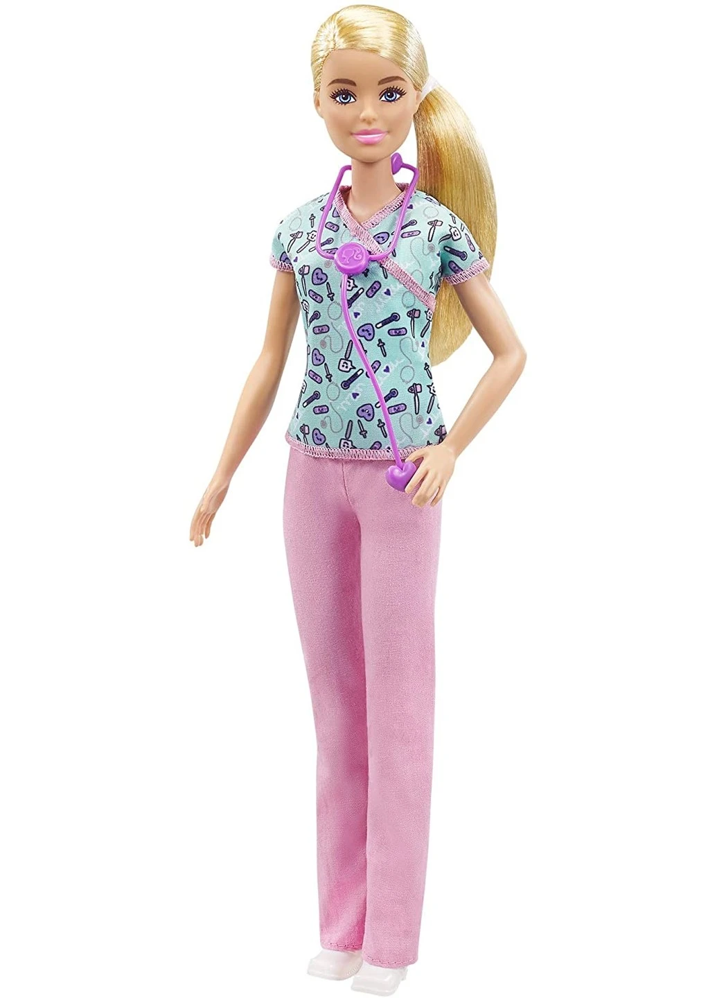 Лялька Barbie You can be Anything Nurse Blonde Doll Медсестра блондинка (GTW39) Mattel (255665400)