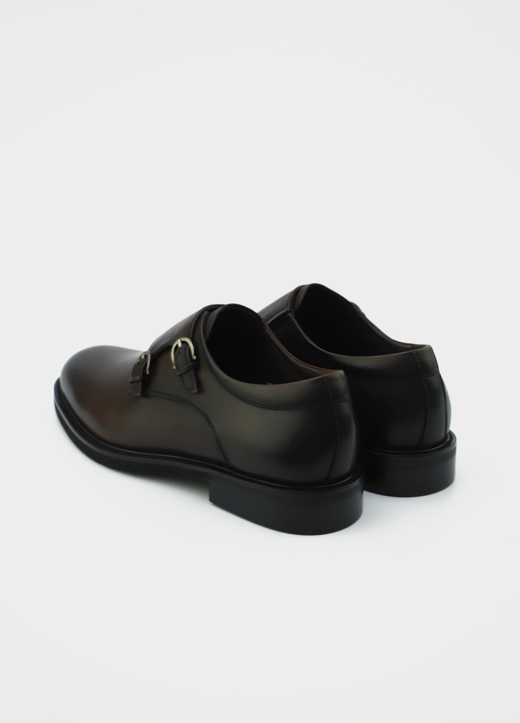 Коричневые кэжуал, классические туфли Respect с ремешком