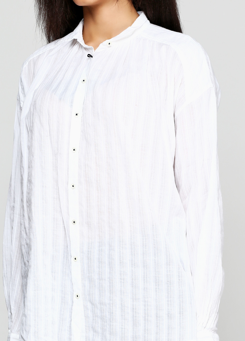 Молочная блуза Massimo Dutti
