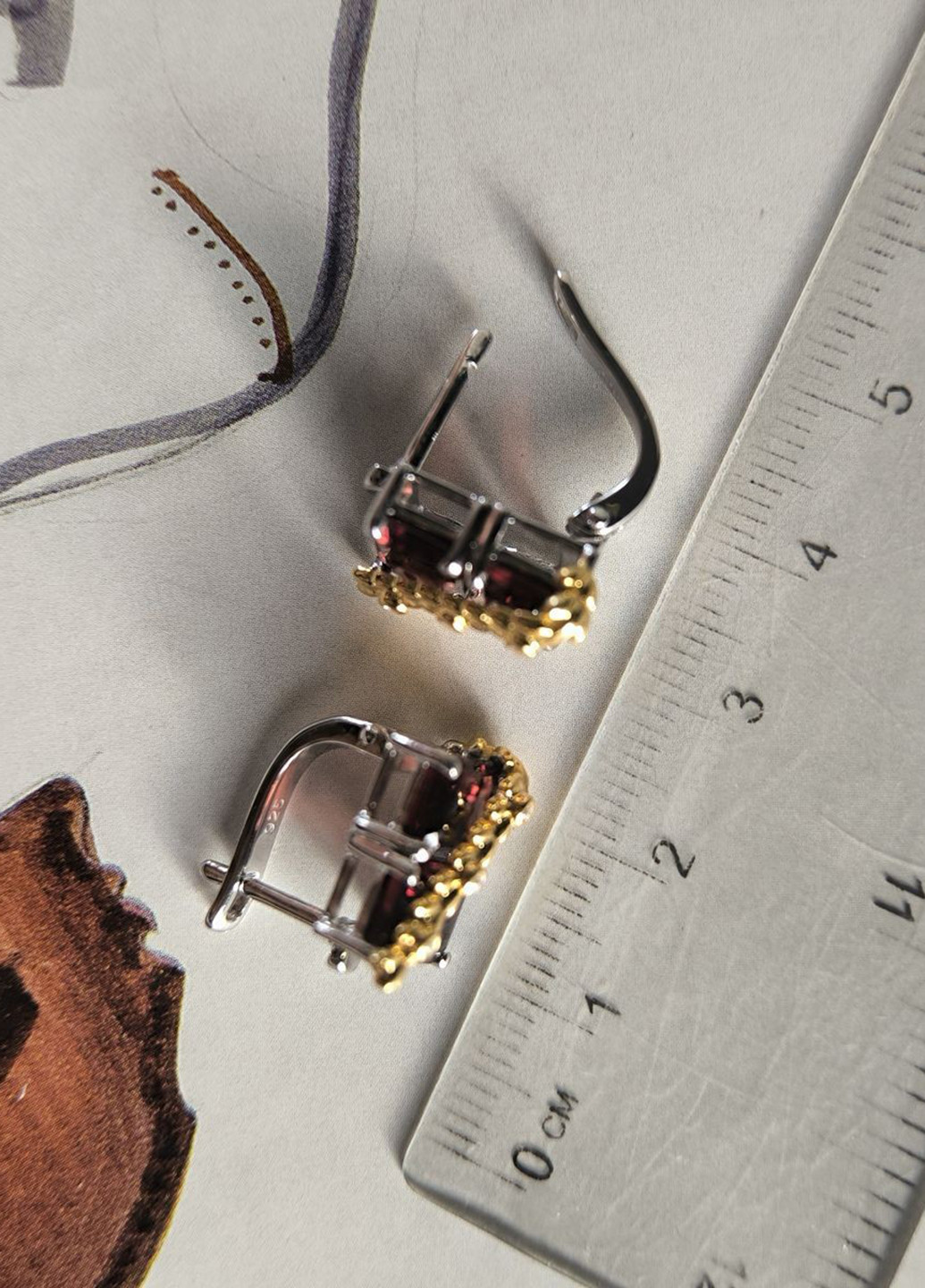 Серьги Silver Flame (369649052)