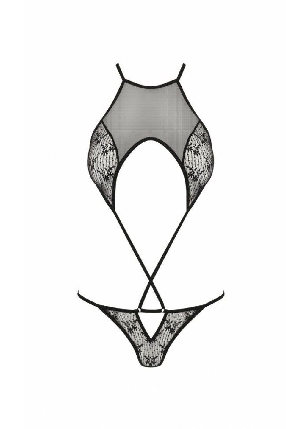 Ажурний боді AZALIA BODY black XXL/XXXL Passion (255459113)