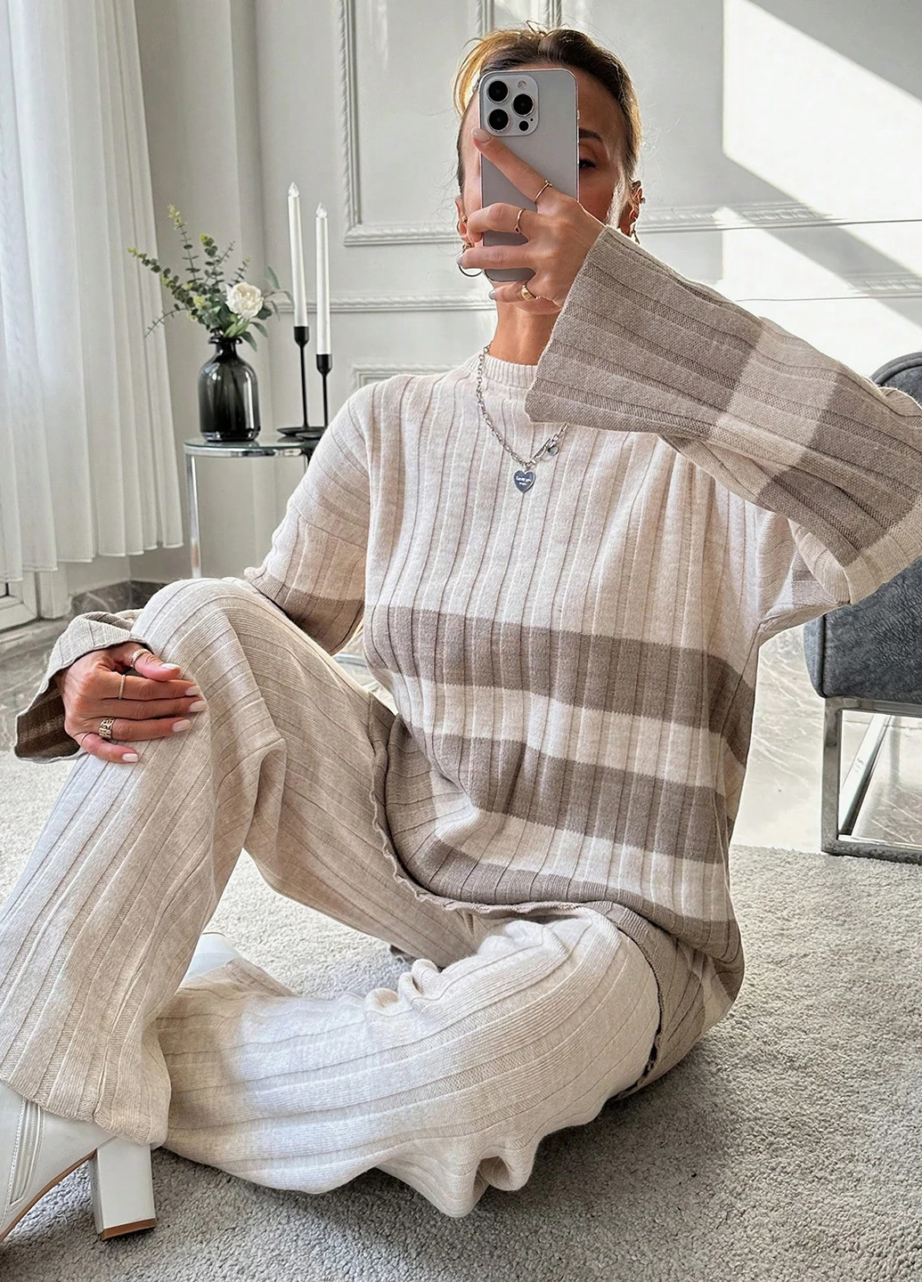 Костюм (джемпер, брюки) SHEIN (311506488)