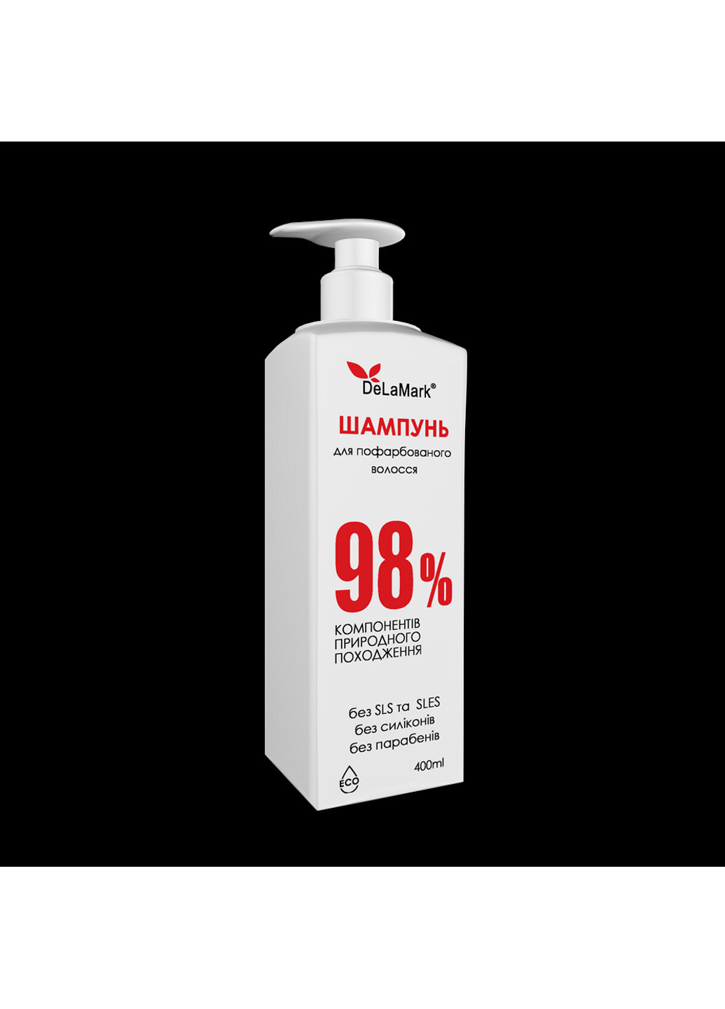 Шампунь для пофарбованного волосся De La Mark 400 мл DeLaMark (251853399)